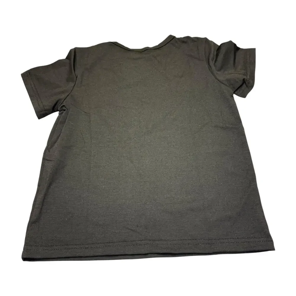 Just a Girl Who Loves Her Dad Shirt Kids 4-5Y Black - Picture 5 of 7